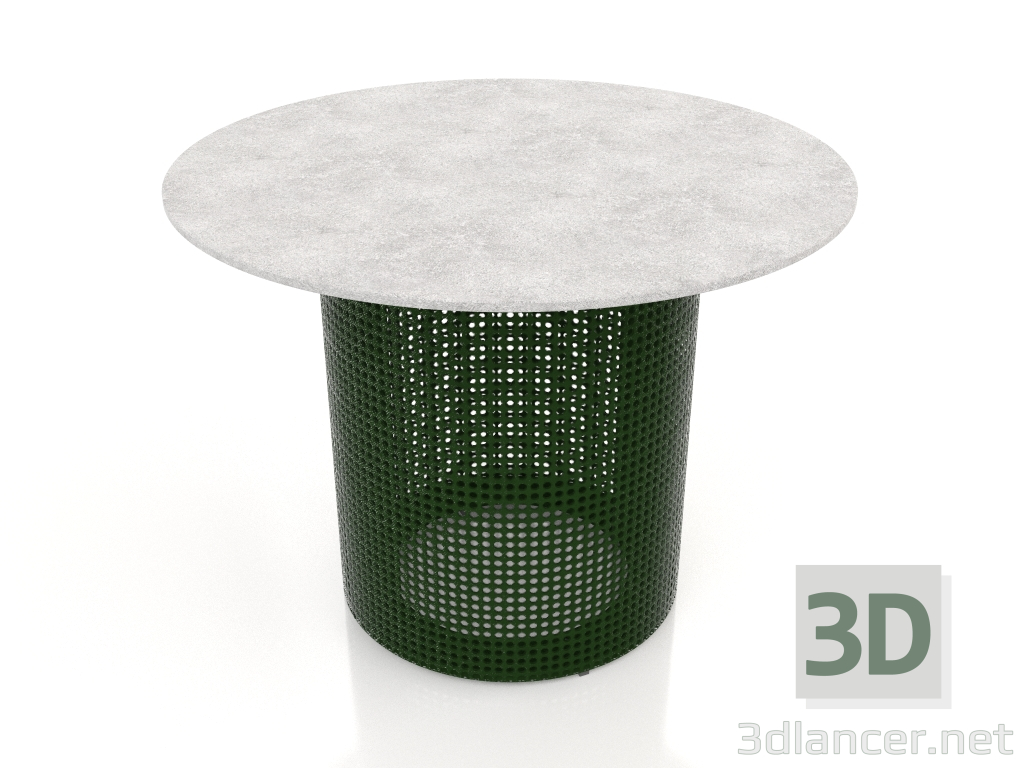 modello 3D Tavolino rotondo Ø60 (Verde bottiglia) - anteprima