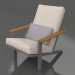 modèle 3D Fauteuil lounge club (Anthracite) - preview
