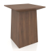 3 डी मॉडल साइड टेबल, अखरोट लिबास फिनिश F (39x39x50 सेमी) - पूर्वावलोकन