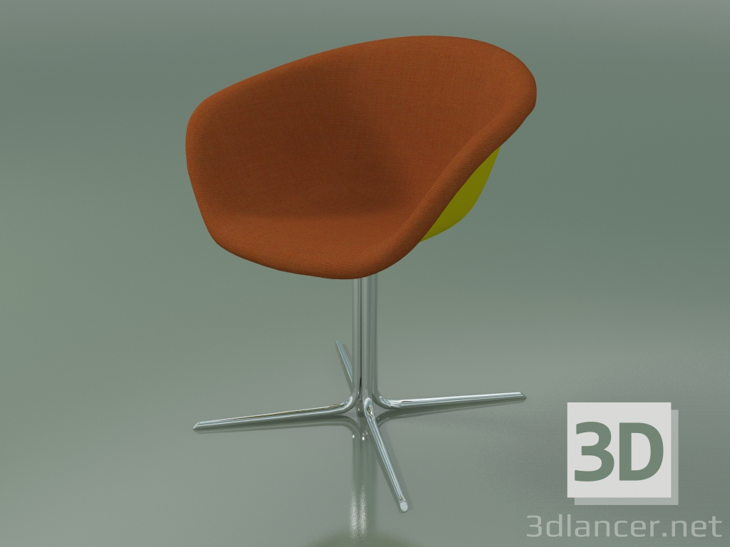 modèle 3D Chaise 4215 (4 pieds, pivotante, avec garniture avant, PP0002) - preview