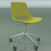 Modelo 3d Cadeira 1210 (5 rodízios, giratória, polietileno, CRO) - preview