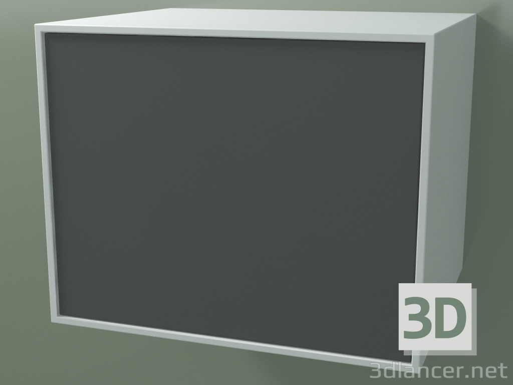 3D Modell Schublade (8AUBCB03, Gletscherweiß C01, HPL P05, L 60, P 50, H 48 cm) - Vorschau