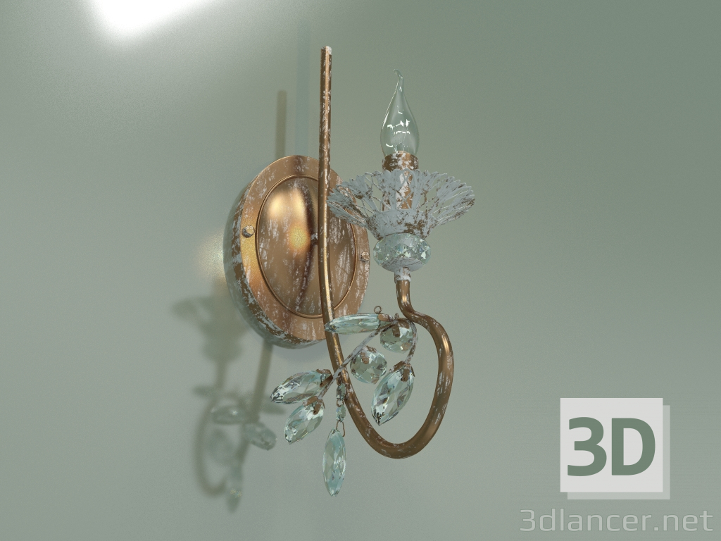 3d model Sconce 60057-1 (white with gold) - preview