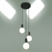 3d model Pendant lamp 50151-3 (black) - preview