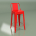 3d model Bar stool Marais Color with backrest (red) - preview