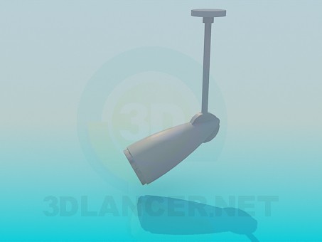 3d модель Светильник с плафоном – превью 3d модель Светильник с плафоном – превью