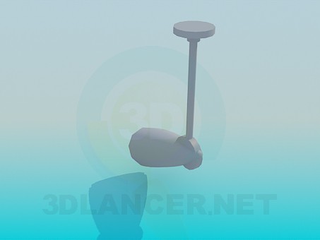 3d модель Светильник с плафоном – превью 3d модель Светильник с плафоном – превью