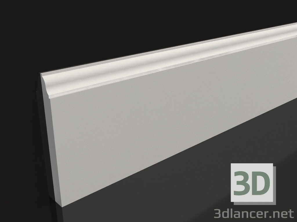 3d model Gypsum floor plinth PN 002 2 (200x20) - preview