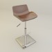 3d bar stool model buy - render