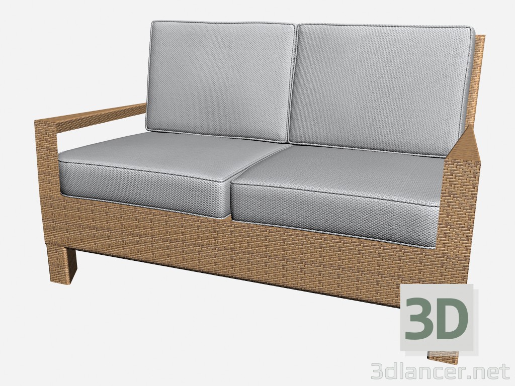 modello 3D Posti divano 2 posti 6442 6449 - anteprima