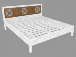 Double bed (PRO.095096.XX 201x100x210cm mattress 180)