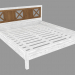 3d модель Ліжко двоспальне (PRO.095096.XX 201x100x210cm матрац 180) – превью