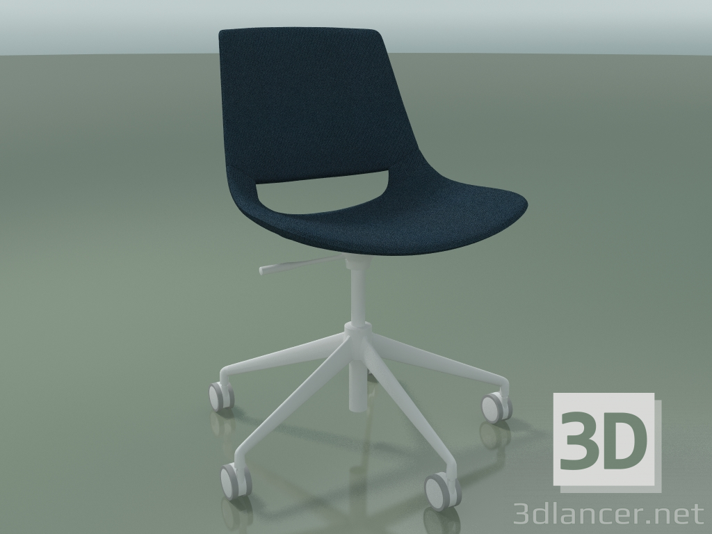 3d model Chair 1217 (5 wheels, swivel, fabric upholstery, V12) - preview