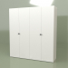 3D Modell Kleiderschrank 4 Türen GL 140 (Weiß) - Vorschau