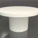 3 डी मॉडल कॉफी टेबल जेटी 021 (डी = 800x400, सफेद प्लास्टिक रंग) - पूर्वावलोकन