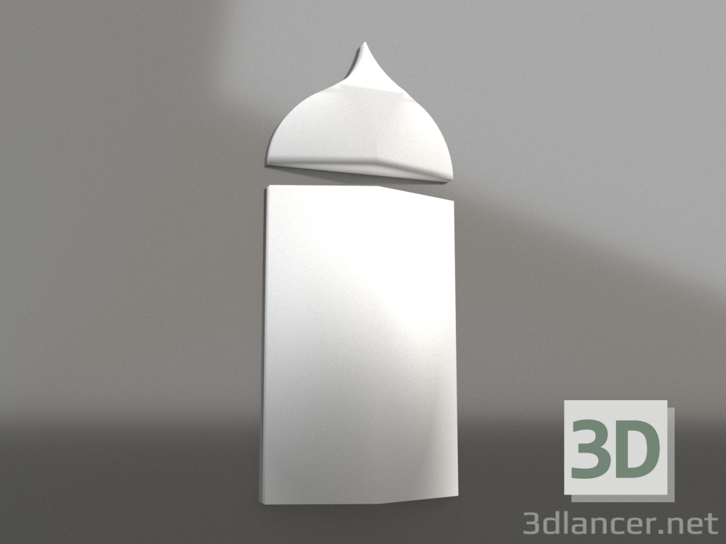 modèle 3D Panneau 3d cristal symphonie B - preview