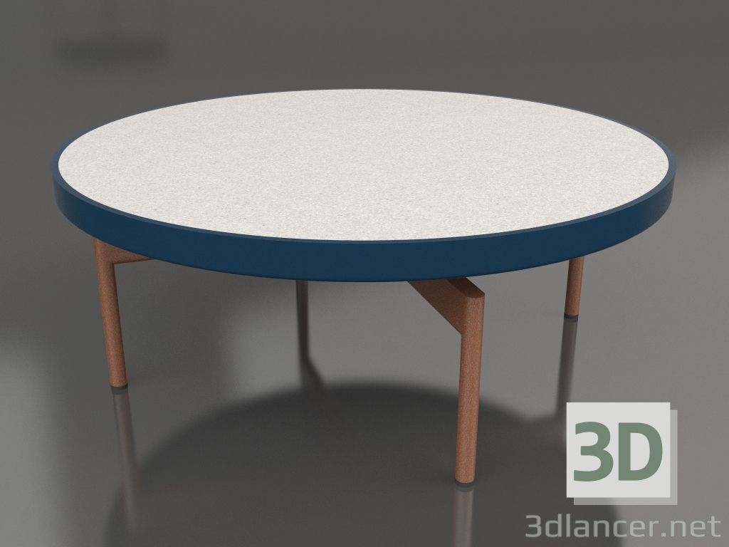 3d model Round coffee table Ø90x36 (Grey blue, DEKTON Sirocco) - preview