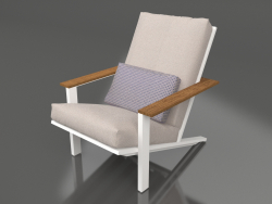 Club lounge chair (White)