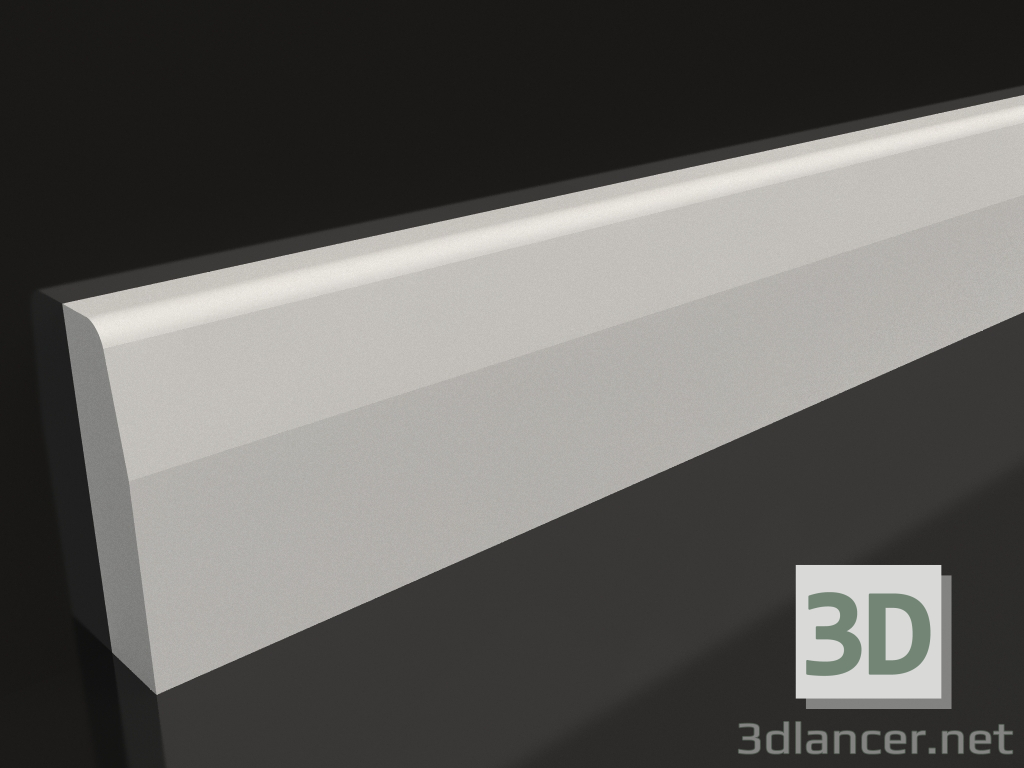 Modelo 3d Rodapé de gesso PN 003 (70x18) - preview