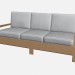 3D Modell Sofa 3-Sitzer 3-Sitzer-Sofa 6452 6459 - Vorschau