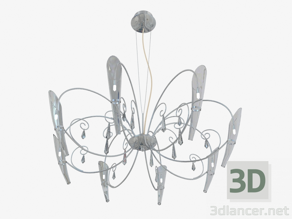 3 डी मॉडल चांदेलियर लटकन स्कारबेओ (755084) - पूर्वावलोकन