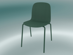 Cadeira Visu com base de tubo (Verde)