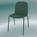 Modelo 3d Cadeira Visu com base de tubo (Verde) - preview