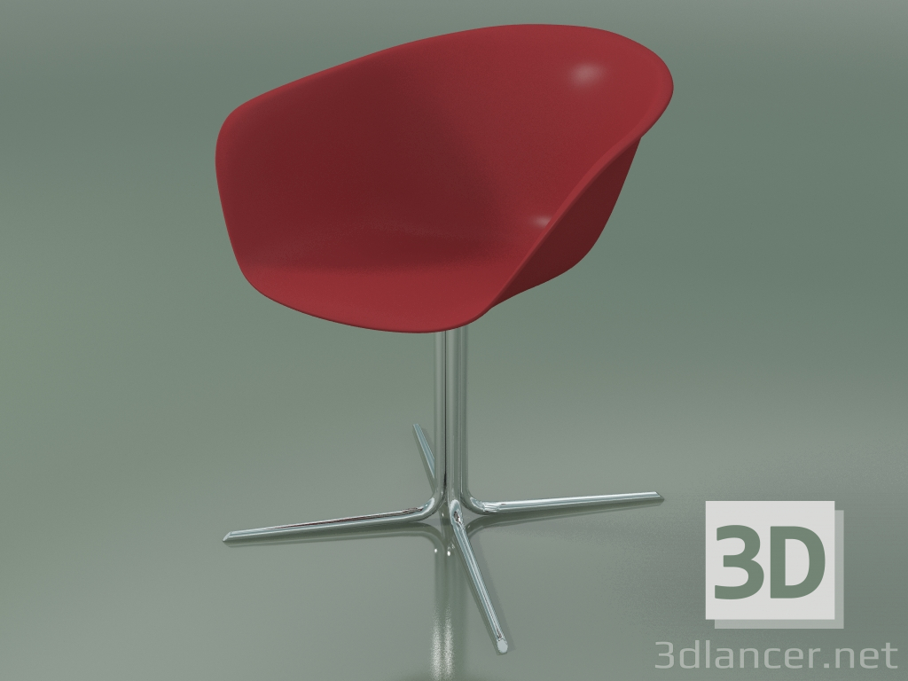 modello 3D Sedia 4205 (4 gambe, girevole, PP0003) - anteprima