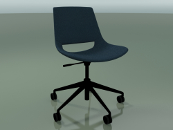 Chair 1217 (5 wheels, swivel, fabric upholstery, V39)