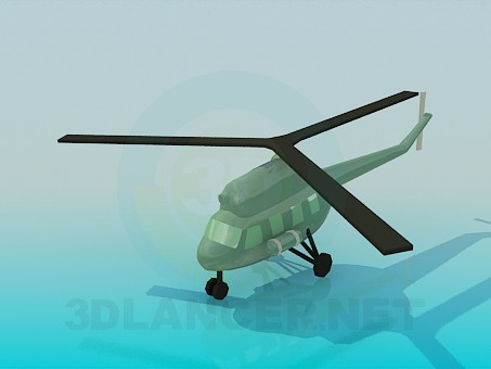 3d model Helicopter - preview 3d model Helicopter - preview