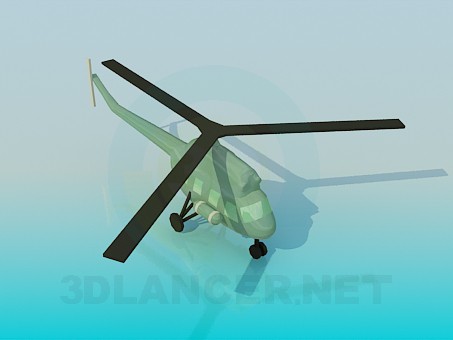 3d model Helicopter - preview 3d model Helicopter - preview