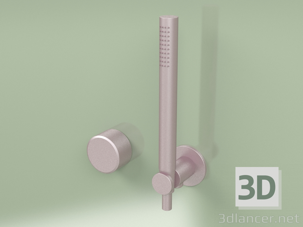 3d model Hydro-progressive bath / shower mixer with hand shower (16 58, OR) - preview