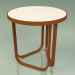 modèle 3D Table d'appoint 008 (Metal Rust, Gres Ivory) - preview