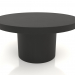 3 डी मॉडल कॉफी टेबल जेटी 021 (डी = 800x400, लकड़ी का काला) - पूर्वावलोकन