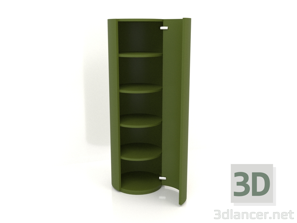 3d model Cabinet (with open door) TM 09 (D=503х1510, green) - preview