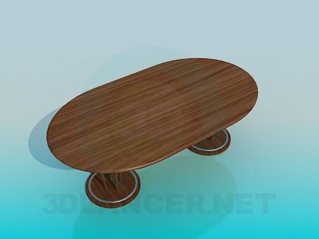 modelo 3D La gran mesa en el comedor - escuchar modelo 3D La gran mesa en el comedor - escuchar