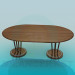 3d model The big table in the dining room - preview