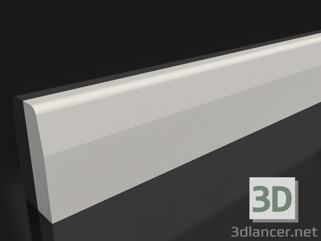 Modelo 3d Rodapé de piso de gesso PN 003 1 (60x15) - preview