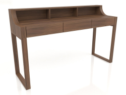 Bureau, finition placage noyer F (148,6 x 45 x 90 cm)