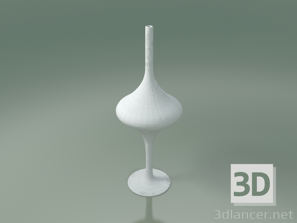 modèle 3D Lampadaire (S, blanc brillant) - preview