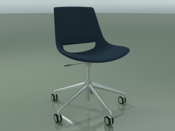Chair 1217 (5 wheels, swivel, fabric upholstery, CRO)