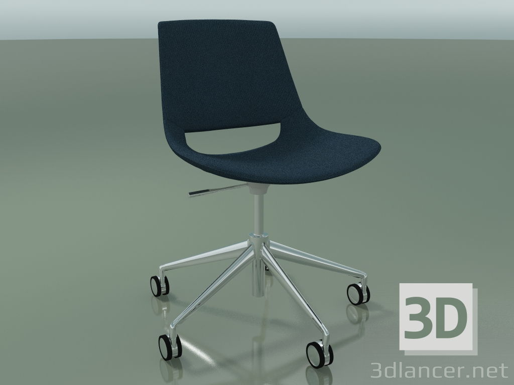 3D modeli Sandalye 1217 (5 tekerlekli, döner, kumaş döşeme, CRO) - önizleme