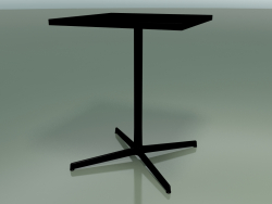 Table carrée 5508, 5528 (H 74 - 59x59 cm, Noir, V39)