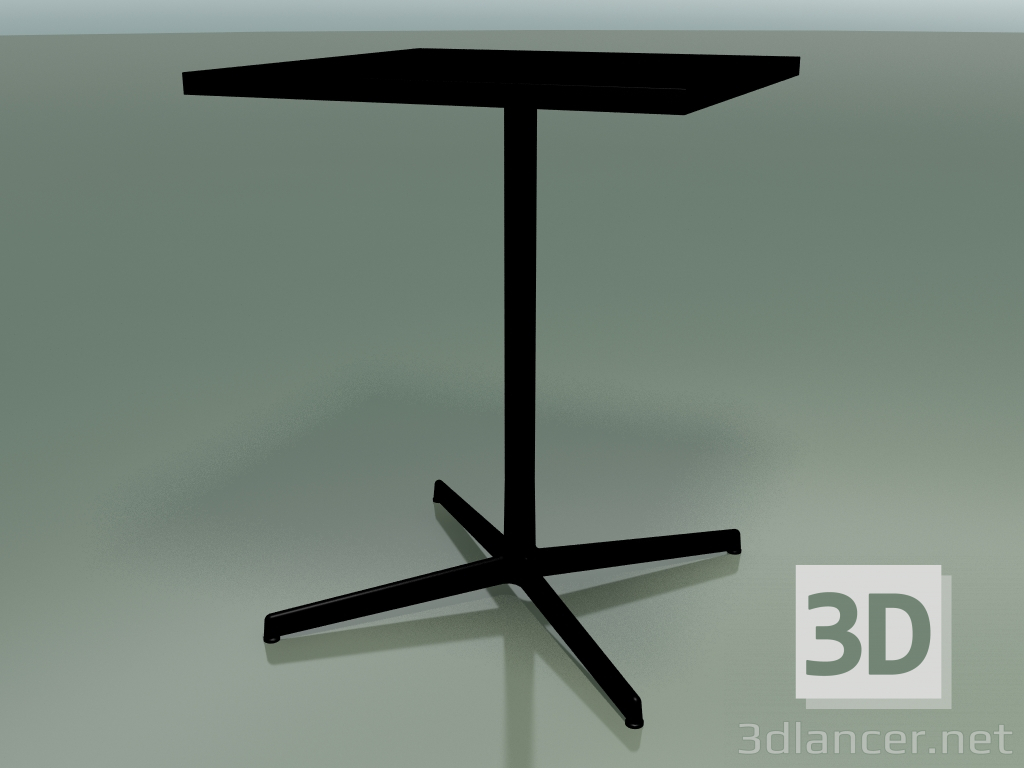 3d model Square table 5508, 5528 (H 74 - 59x59 cm, Black, V39) - preview