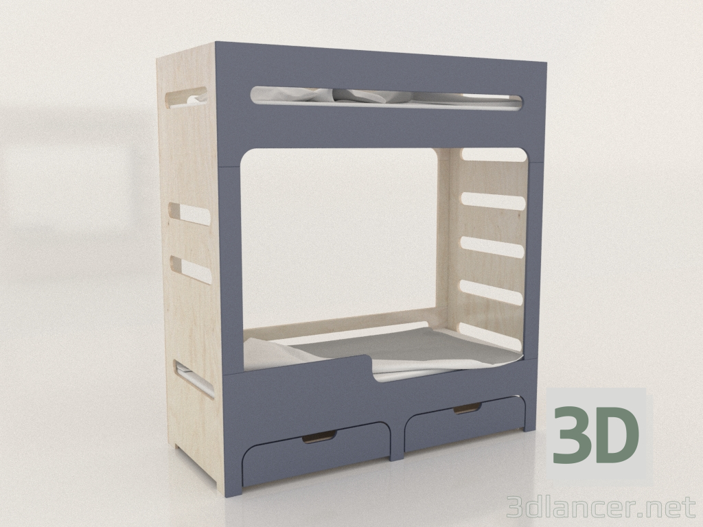 3 डी मॉडल बंक बेड मोड HL (UIDHL0) - पूर्वावलोकन