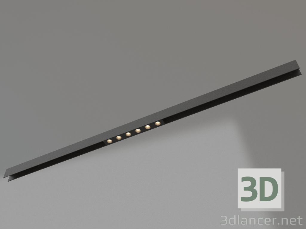 modèle 3D Lampe MAG-DOTS-25-L200-6W Day4000 (BK, 30 degrés, 24V) - preview