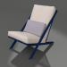 3d model Club chair for relaxation (Night blue) - preview