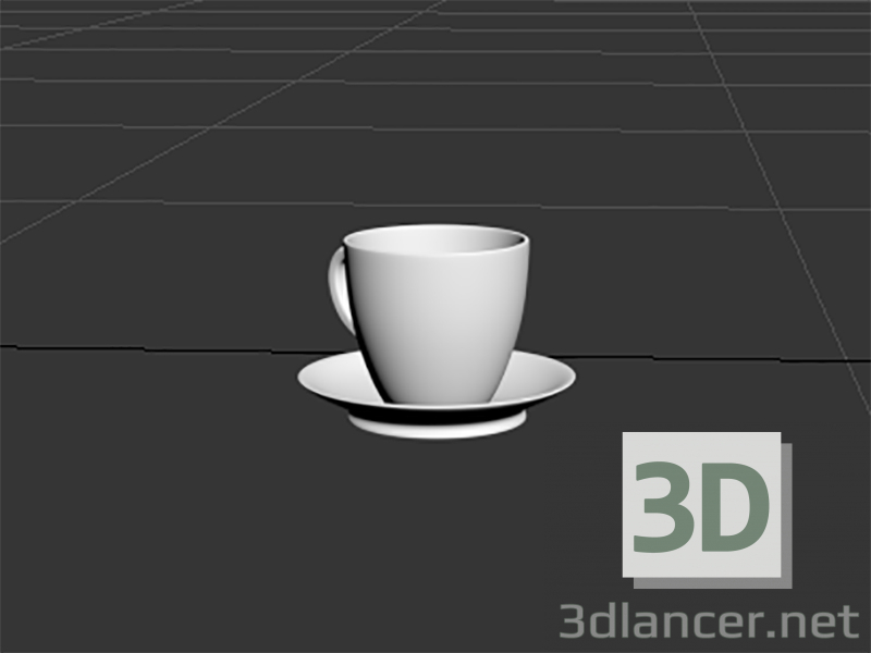 3d model Taza de te - vista previa