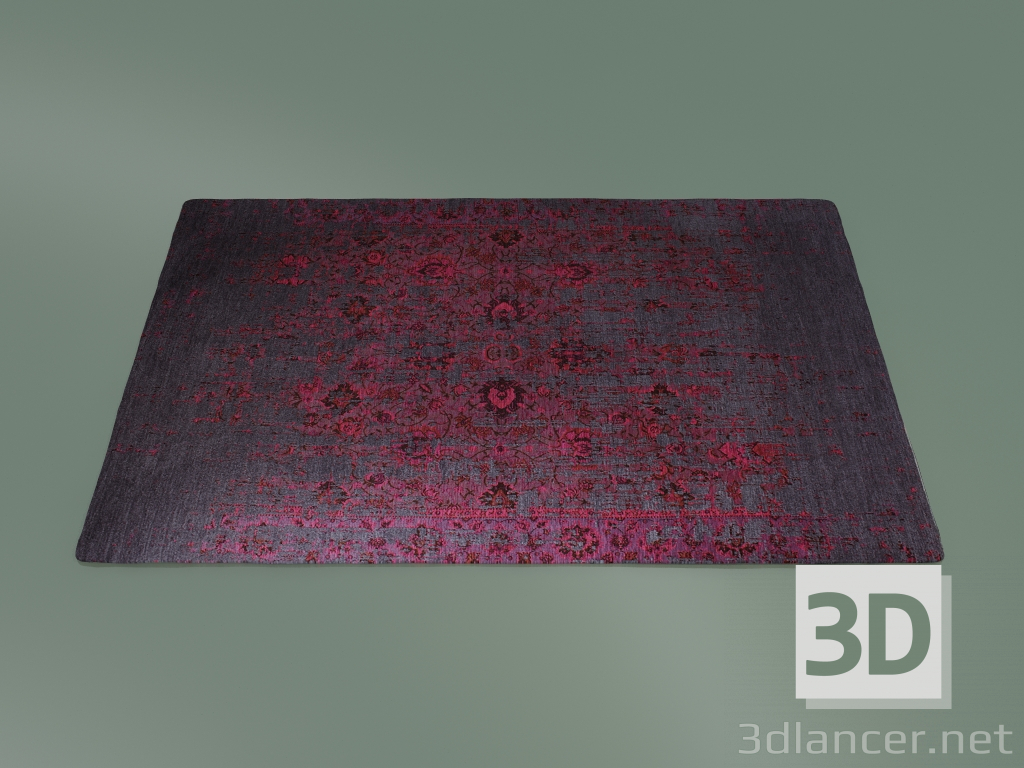 3d model Carpet Entrance (S127, Purple) - preview