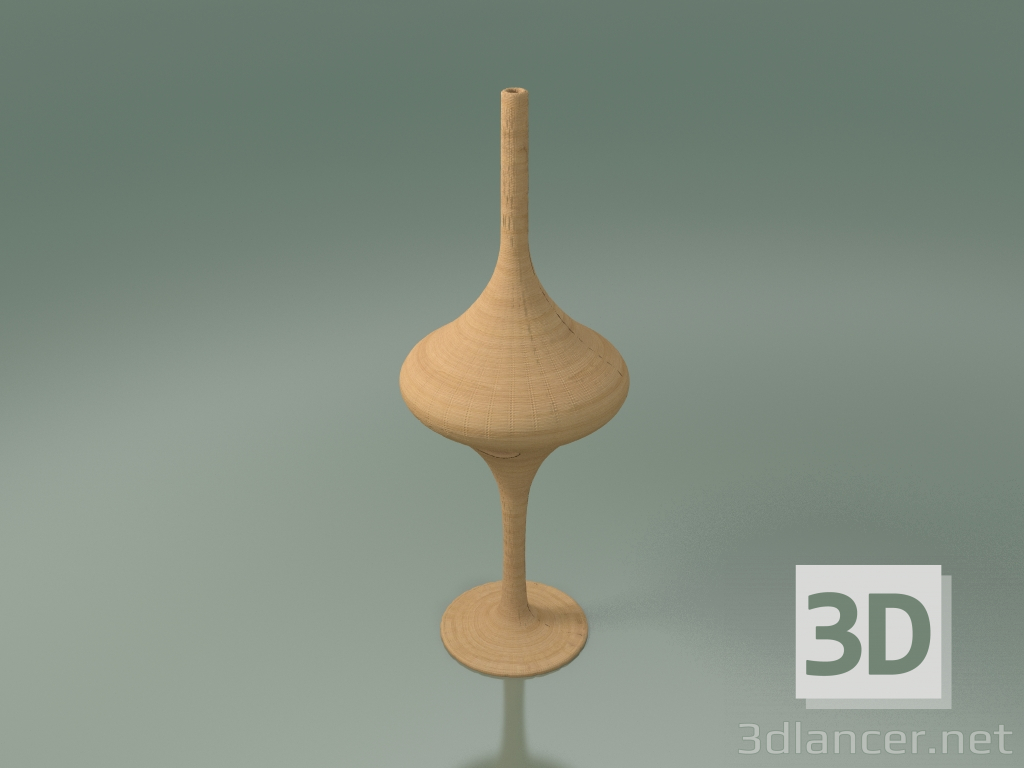 3D modeli Zemin lambası (S, Doğal) - önizleme
